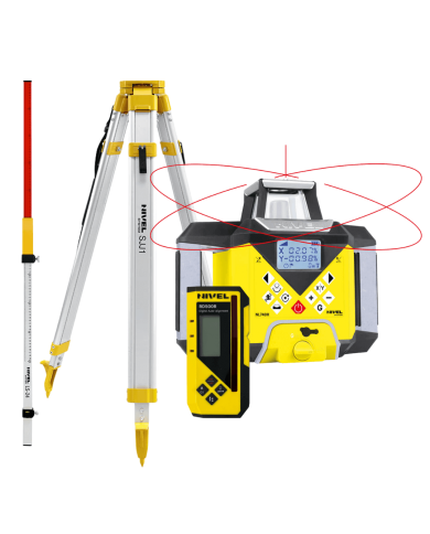 Laser leveler Nivel System NL740R DIGITAL - KIT tripod SJJ1 staff LS24 Nivel System - Technical data:  Auto-adjustment function: