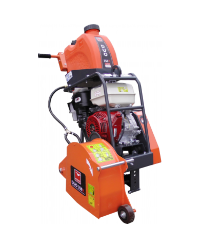 Altrad Belle DUO350X mobile road cutting machine max blade. 350mm Honda GX390 engine Altrad Belle - Specifications:  Dimensions: