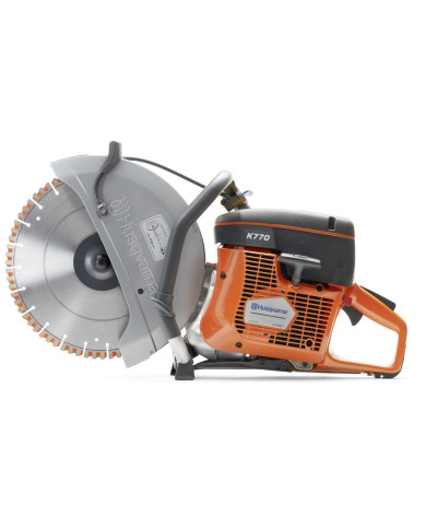 Husqvarna K 770 OilGuard 300mm hand cutting machine Husqvarna Construction - Specifications:  Dimensions: 605 x 225 x 415 mm Vol