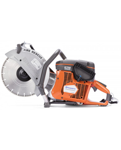 Husqvarna K 770 Rescue hand saw 300mm. Husqvarna Construction - Specifications:  Dimensions: N/A Voltage: N/A RPM: 4700 RPM  Fue