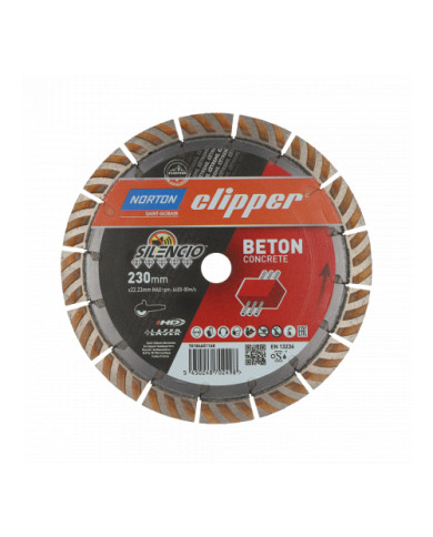 EXTREME BETON SILENCIO H17 230x22.23 OG diamond blade (Norton Clipper) Norton Clipper - Dane techniczne:: undefinedsrednica bula