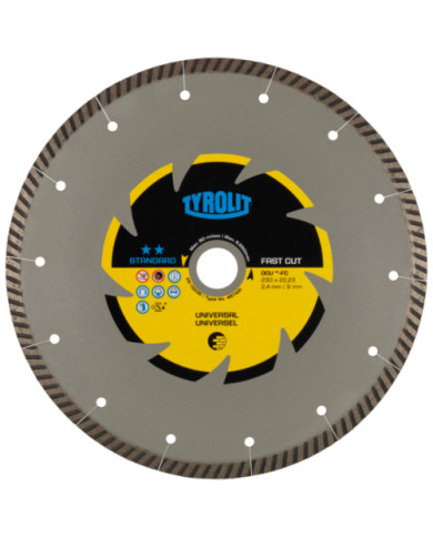 TYROLIT STANDARD DCU-FC 350 X 3 MM X 20 MM diamond blade Tyrolit - Dane techniczne:: undefinedproducent: tyrolitmax. srednica ta