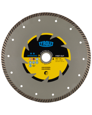 TYROLIT STANDARD DCU-FC 350 X 3 MM X 25,4 MM diamond disc Tyrolit - Dane techniczne:: undefinedproducent: tyrolitmax. srednica t