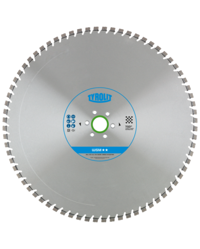 TYROLIT STANDARD WSM 1025 X 4.4 MM diamond disc (12M109) Tyrolit - Dane techniczne:: undefinedproducent: tyrolitmax. srednica ta