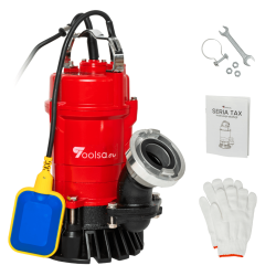 Pompa szlamowa zatapialna Toolsa TAX10-6-0.6F z pływakiem | TOOLSA.eu