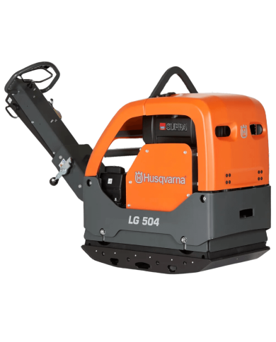 Husqvarna LG 504 Hatz EL 700mm reversible compactor Husqvarna Construction - Technical data:  Weight: 499 kg Engine: 1D81Z Power