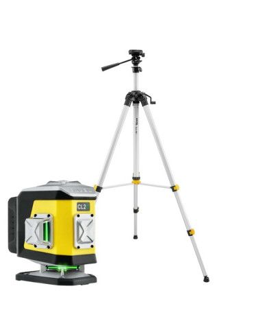 KIT Nivel System CL2G green cross line laser + SJJM1EX tripod Nivel System - Technical data:  Dimensions: 148 x 90 x 133 mm Bran