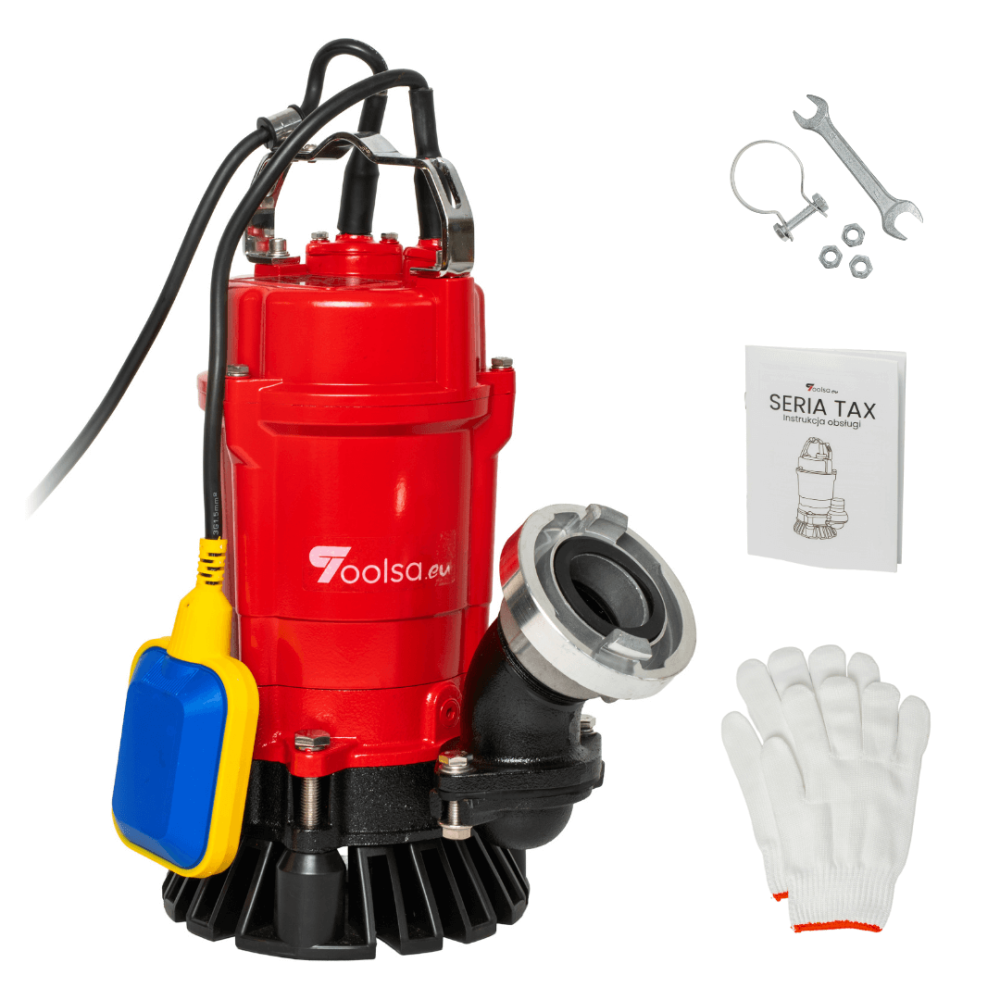 Pompa szlamowa zatapialna Toolsa TAX10-10-0.8F z pływakiem | TOOLSA.eu