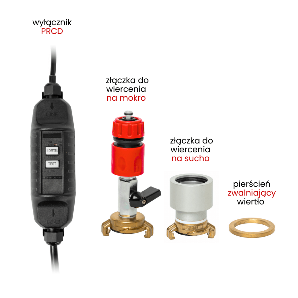 Profesjonalna ręczna wiertnica do betonu Toolsa DDB 26P | TOOLSA.eu