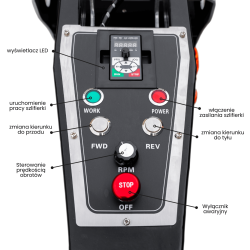 Szlifierka planetarna Toolsa TA460-PV 3 kW 230 V | TOOLSA.eu
