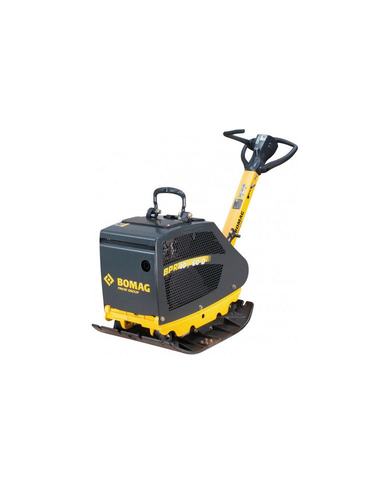 Bomag BPR 40/60 DH reversible compactor Bomag - Specifications:

Frequency: 80 Hz
 Fuel: Diesel
Engine: 1B20
Fuel tank:3.0 l
Pow