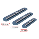 Toolsa Big Blue Float Bull Float Blade, Round End