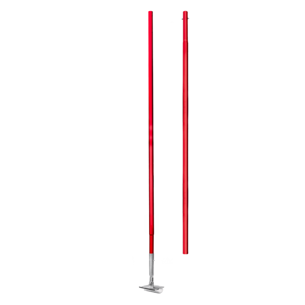 Toolsa Stainless Steel Walking Concrete Groover With Pole (180 x 110 Mm)