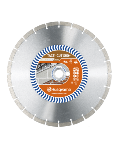 HUSQVARNA TACTI-CUT S50 PLUS 350 MM Diamond Disc Husqvarna Construction - 