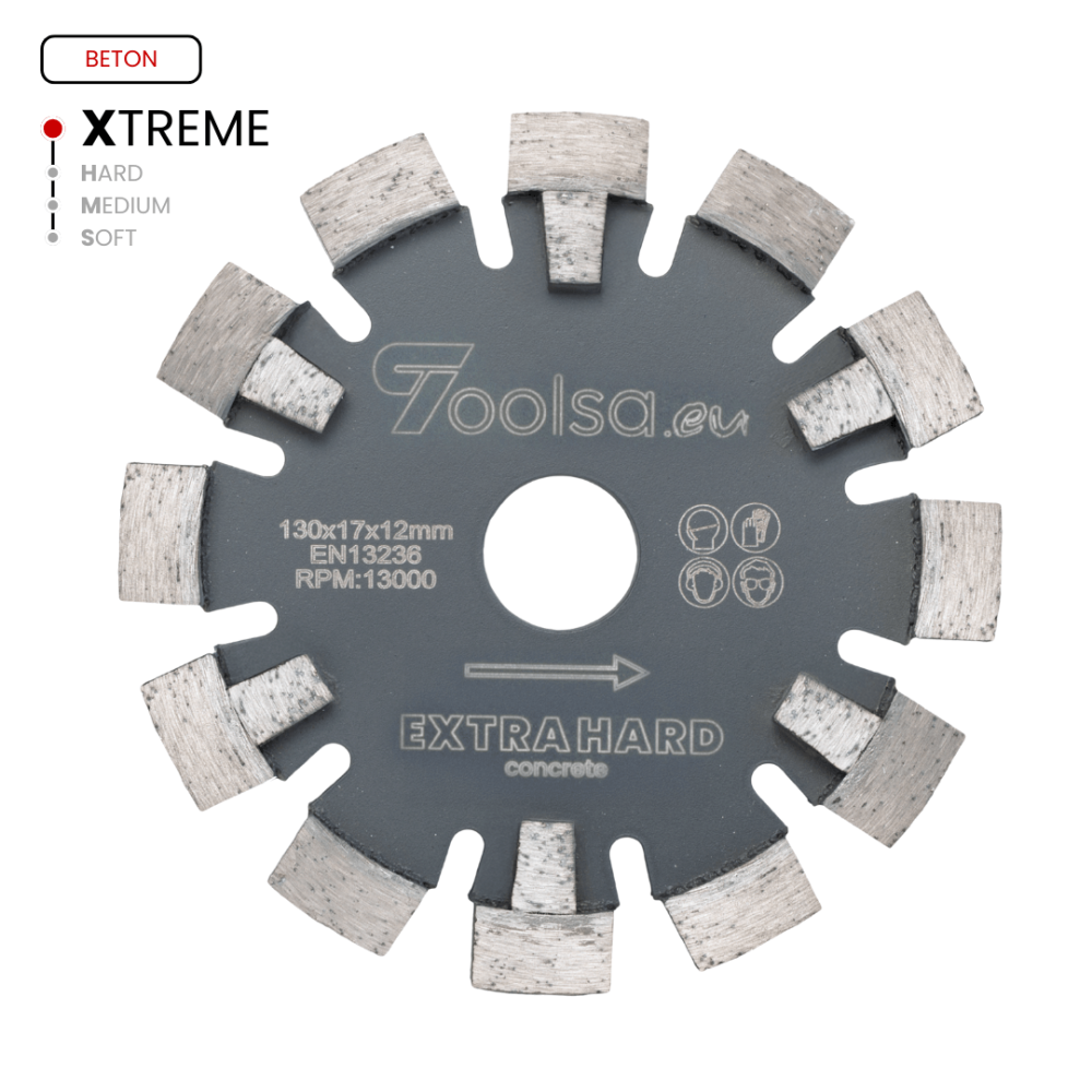 Toolsa LASER-XHC 130 X 17 Mm Floor Heating Cutter (very Hard Concrete)