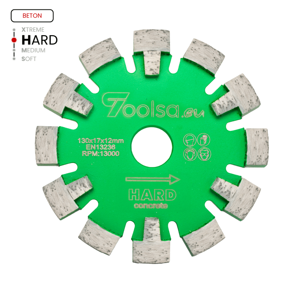 Toolsa LASER-HC 130 X 17 Mm Floor Heating Cutter (hard Concrete)