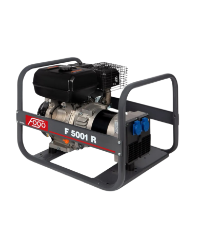 FOGO FH 5001R single-phase generator set Fogo - Technical specifications:

Dimensions: 650x520x490 mm
Voltage: 230 V
Power Categ