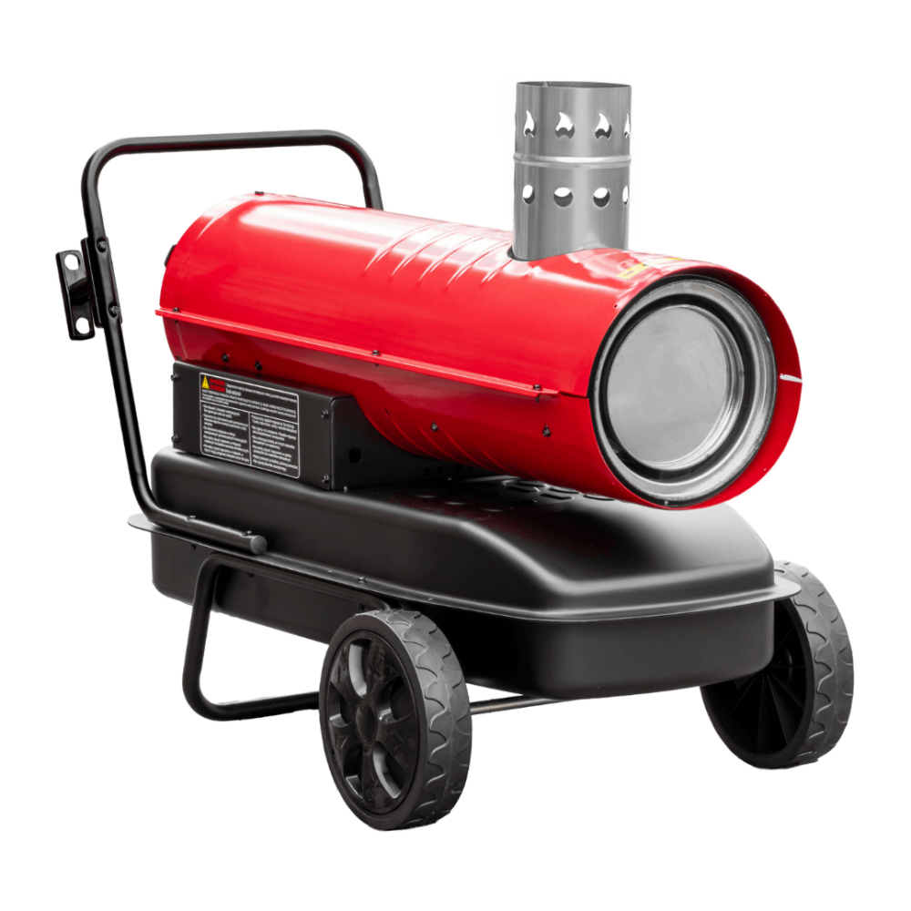 Nagrzewnica olejowa z odprowadzeniem spalin Toolsa TA-DV20 | TOOLSA.eu