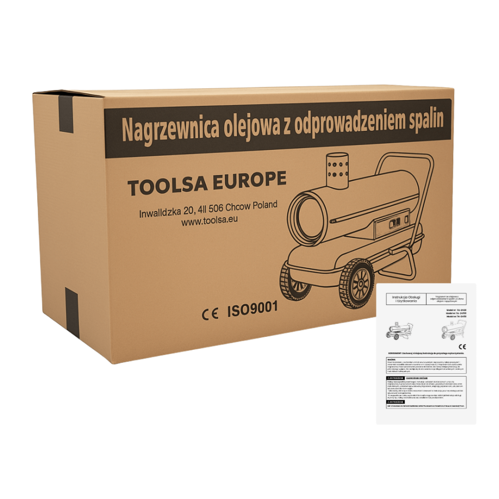 Nagrzewnica elektryczna Toolsa TA-ER2C | NORWIT.PL
