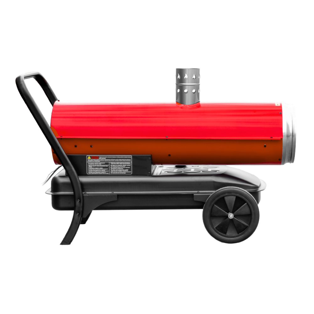 Nagrzewnica olejowa z odprowadzeniem spalin Toolsa TA-DV50 | TOOLSA.eu