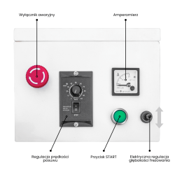 Frezarka do ogrzewania podłogowego (automatyczna) Toolsa THM130 Auto  (4 kW | 400 V)