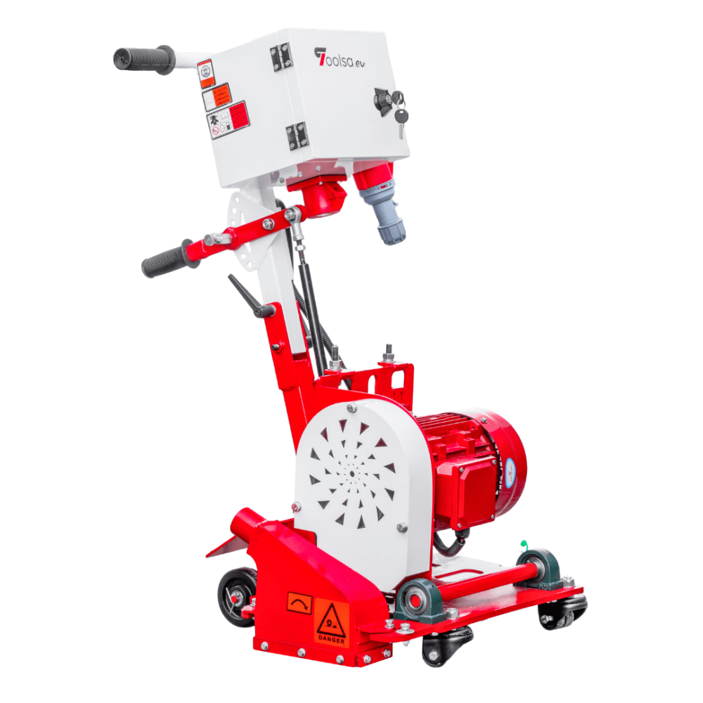 Toolsa THM130 M Floor Heating Scarifier, Manual Feed (4 Kw | 400 V)