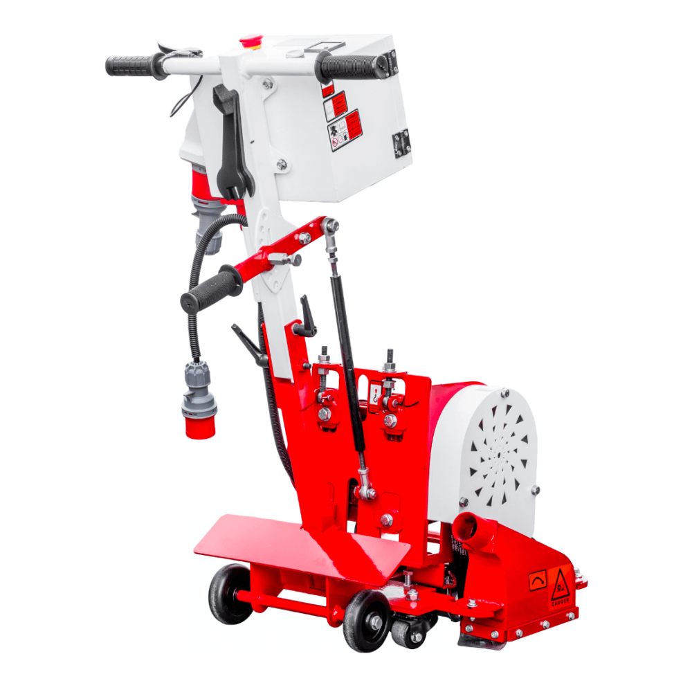 Toolsa THM130 M Floor Heating Scarifier, Manual Feed (4 Kw | 400 V)