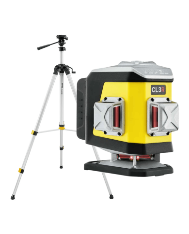 KIT Nivel System CL3R red cross line laser + SJJM1EX tripod Nivel System - Technical data:

Dimensions: 148 x 90 x 133 mm
Weight