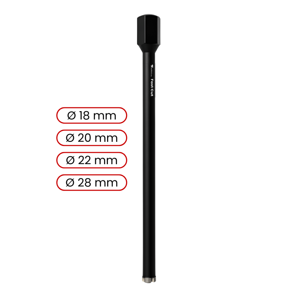Toolsa Fast Cut Diamond Core Drill Bit (18-28 Mm)