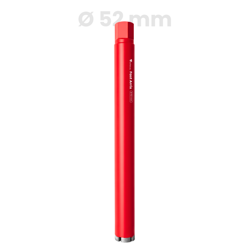 Toolsa Fast Arrix Diamond Core Drill Bit, Hard and Reinforced Concrete (32-350 Mm)