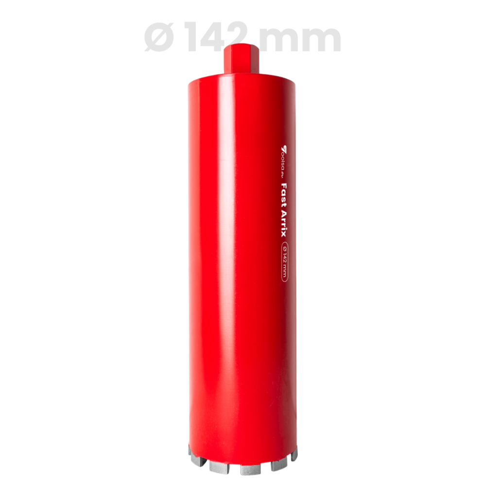 Toolsa Fast Arrix Diamond Core Drill Bit, Hard and Reinforced Concrete (32-350 Mm)