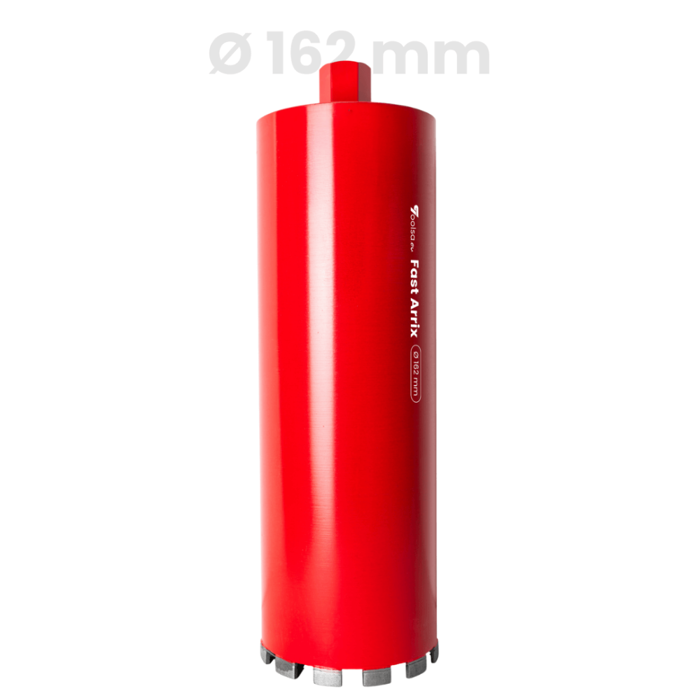 Toolsa Fast Arrix Diamond Core Drill Bit, Hard and Reinforced Concrete (32-350 Mm)