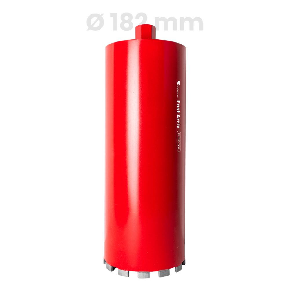 Toolsa Fast Arrix Diamond Core Drill Bit, Hard and Reinforced Concrete (32-350 Mm)