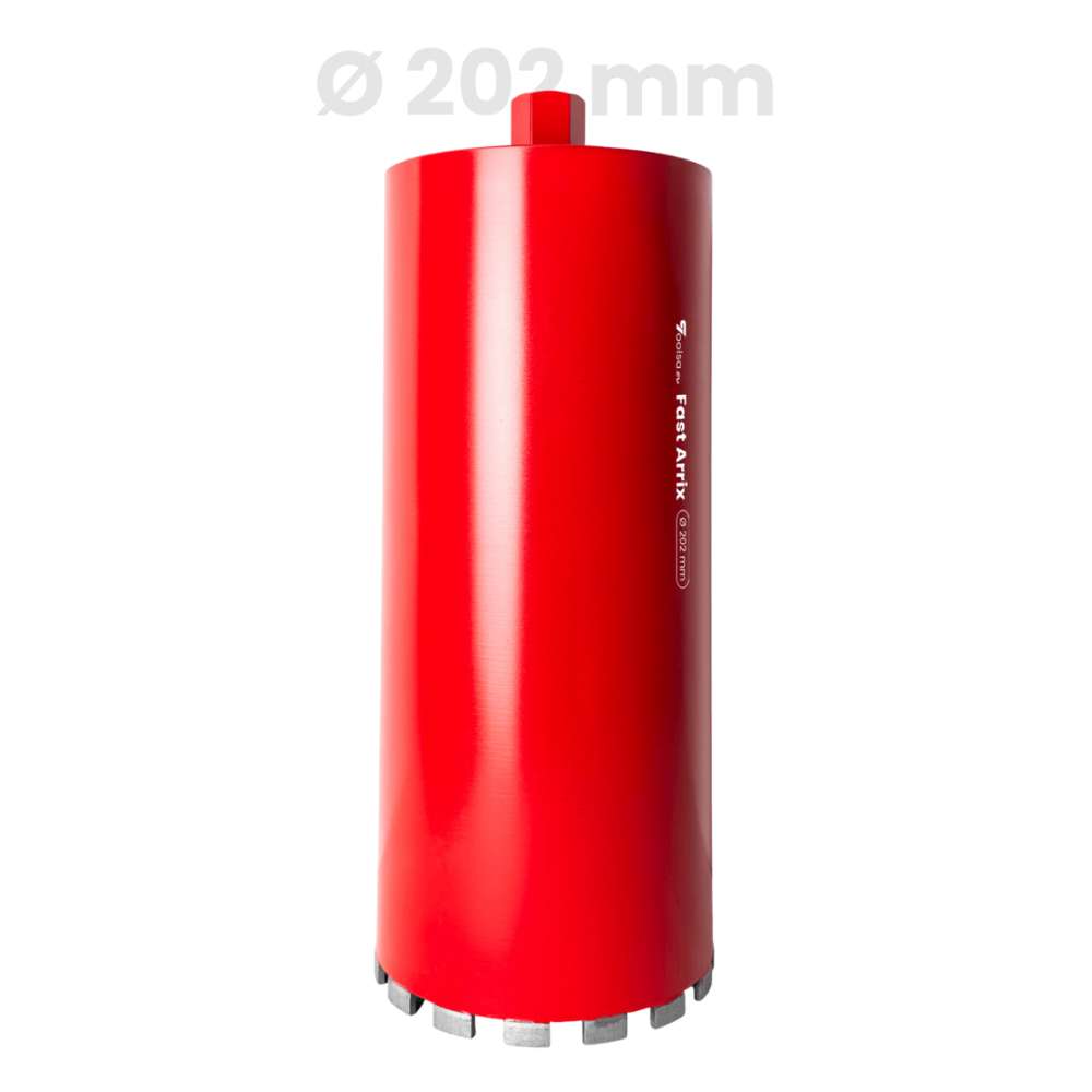 Toolsa Fast Arrix Diamond Core Drill Bit, Hard and Reinforced Concrete (32-350 Mm)