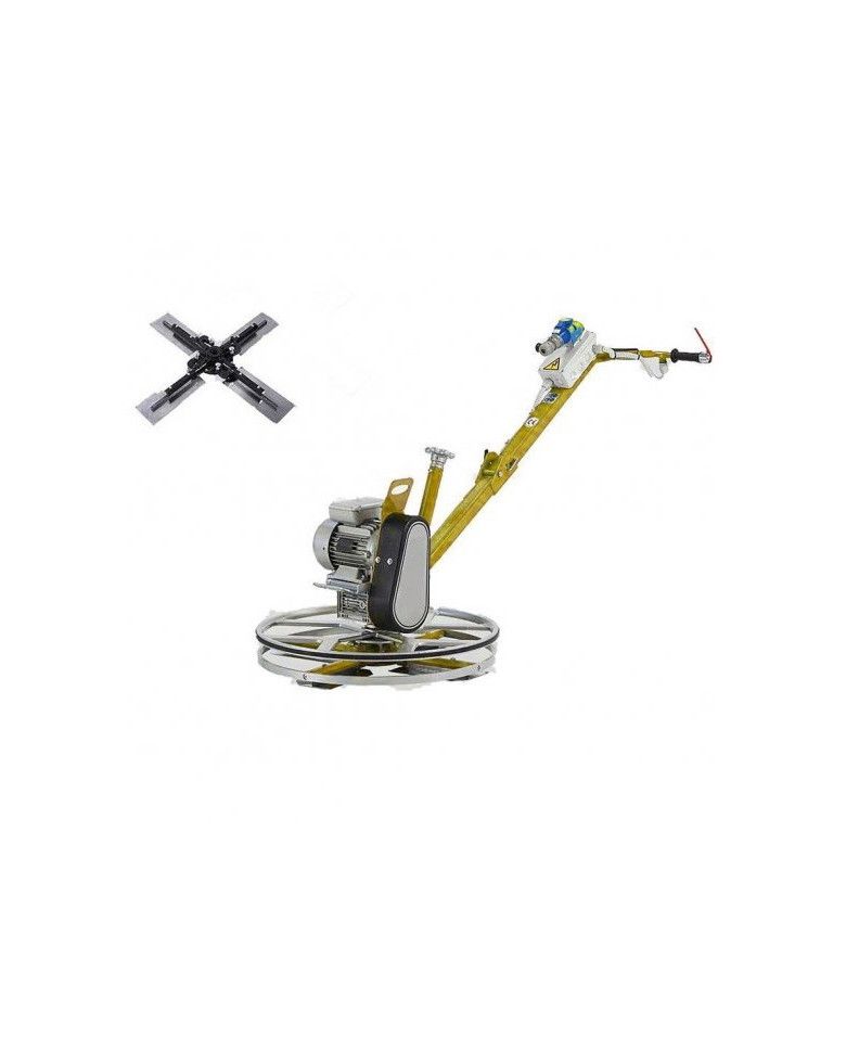 Enar Tifon 600E electric trowel Enar - Specifications:

Power: 2.2 kW
Weight:
62 kg
Roll diameter: 60 cm
Motor model:
Electric 2