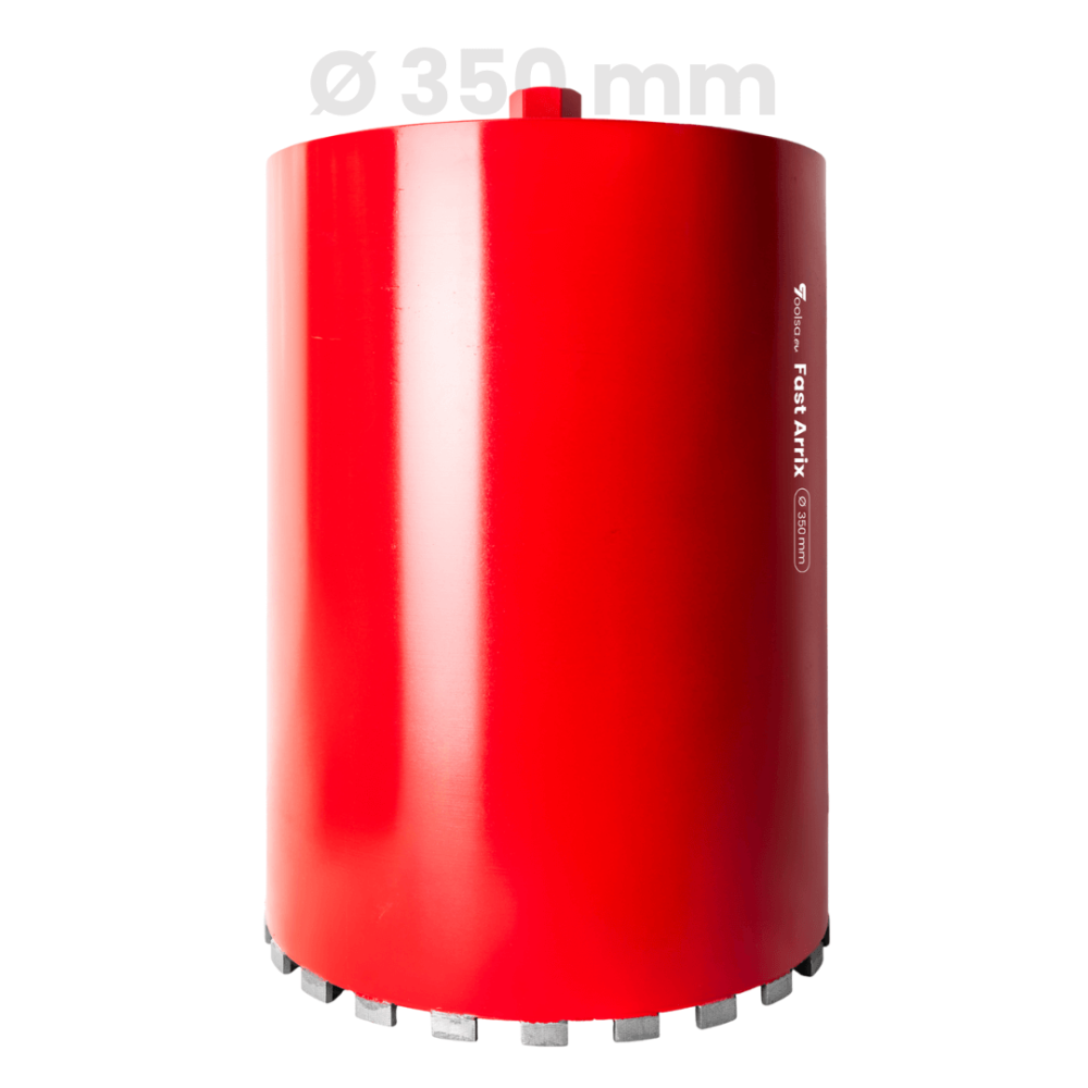 Toolsa Fast Arrix Diamond Core Drill Bit, Hard and Reinforced Concrete (32-350 Mm)