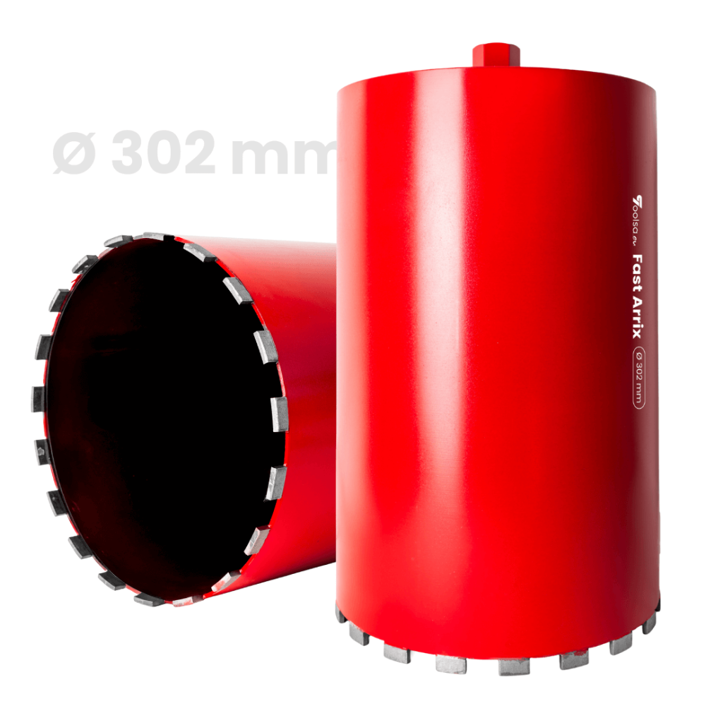 Toolsa Fast Arrix Diamond Core Drill Bit, Hard and Reinforced Concrete (32-350 Mm)