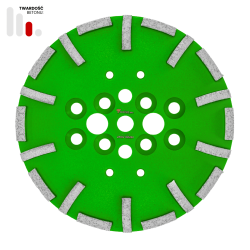 Głowica tarcza szlifierska TOOLSA TMC 250 ( grit 30 średni beton)