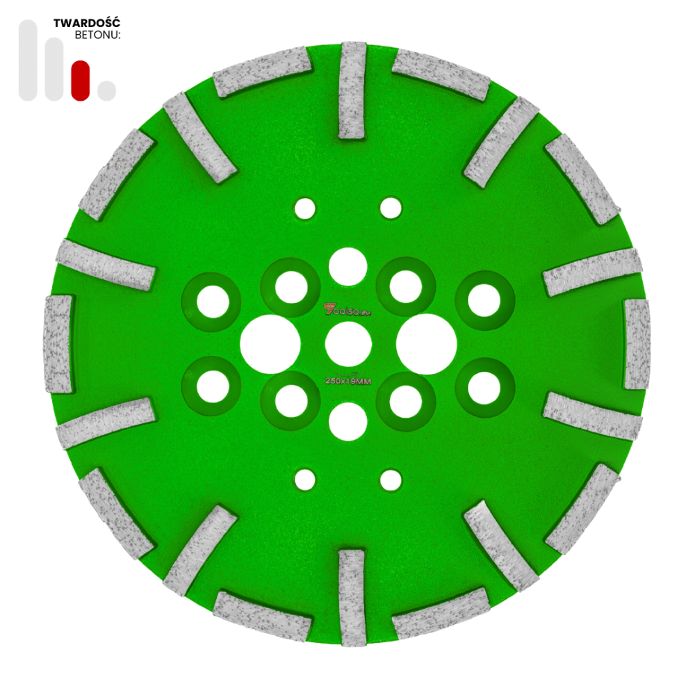 Toolsa TMC 250 Diamond Grinding Disc, Medium-Hard Concrete (Grit 30)