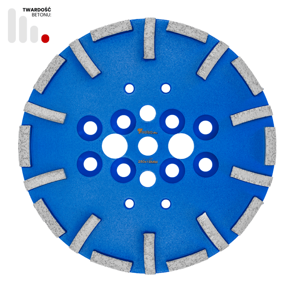 Toolsa TSC 250 Diamond Grinding Disc, Soft Concrete (Grit 30)