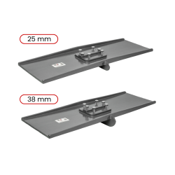 Paca dylatacyjna do betonu  – sam profil roboczy Toolsa (609,6 × 203 mm)