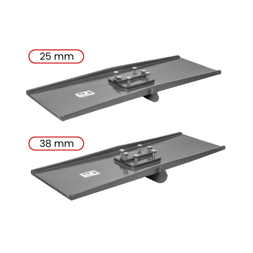 Paca dylatacyjna do betonu  – sam profil roboczy Toolsa (609,6 × 203 mm)